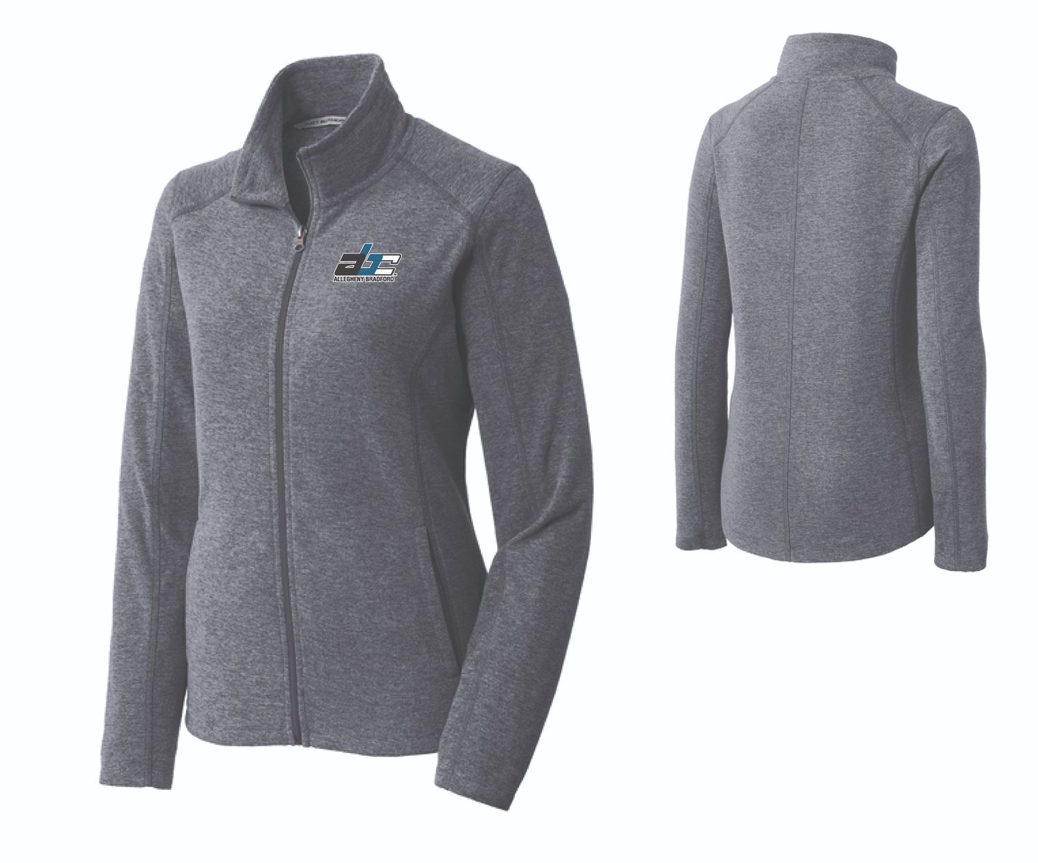 ABCM Ladies Full Zip Fleece | L235 True Navy Heather