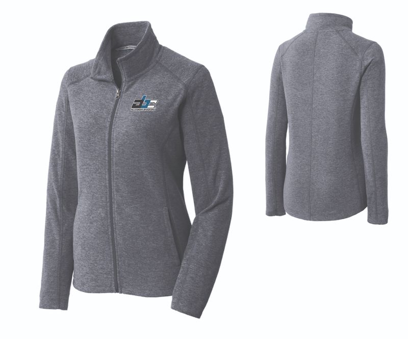 ABCM Ladies Full Zip Fleece | L235 True Navy Heather