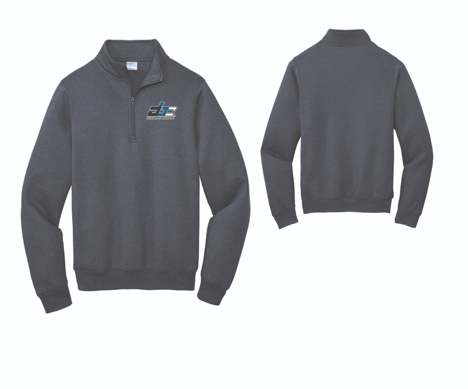 ABCM Quarter Zip Fleece | PC78Q Heather Navy