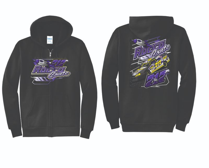 2025 Rocco Conte Zip Up Hoodie | PC78ZH Black