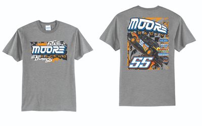 2025 Moore Racing TShirt | PC55 Athletic Heather