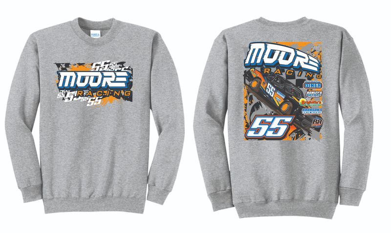 2025 Moore Racing Crewneck | PC78 Athletic Heather