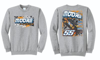 2025 Moore Racing Crewneck | PC78 Athletic Heather