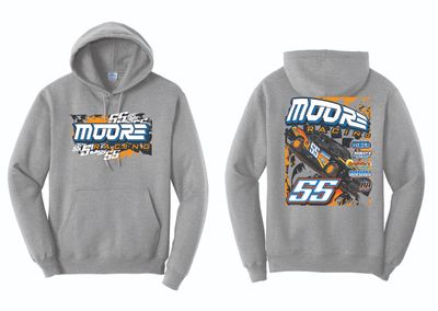 2025 Moore Racing Hoodie | PC78H Athletic Heather