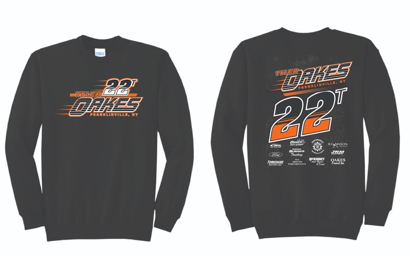 2025 Tyler Oakes Crewneck | PC78 Black