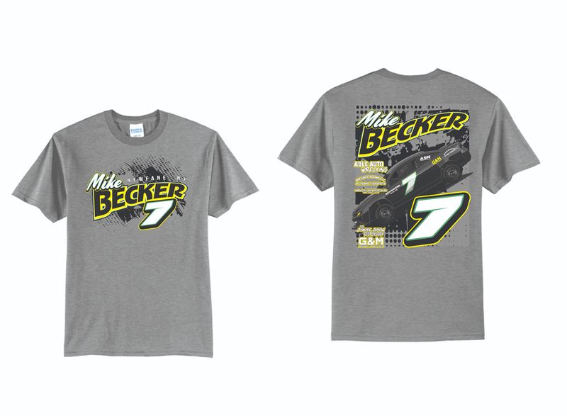 2025 Mike Becker TShirt | PC55 Athletic Heather