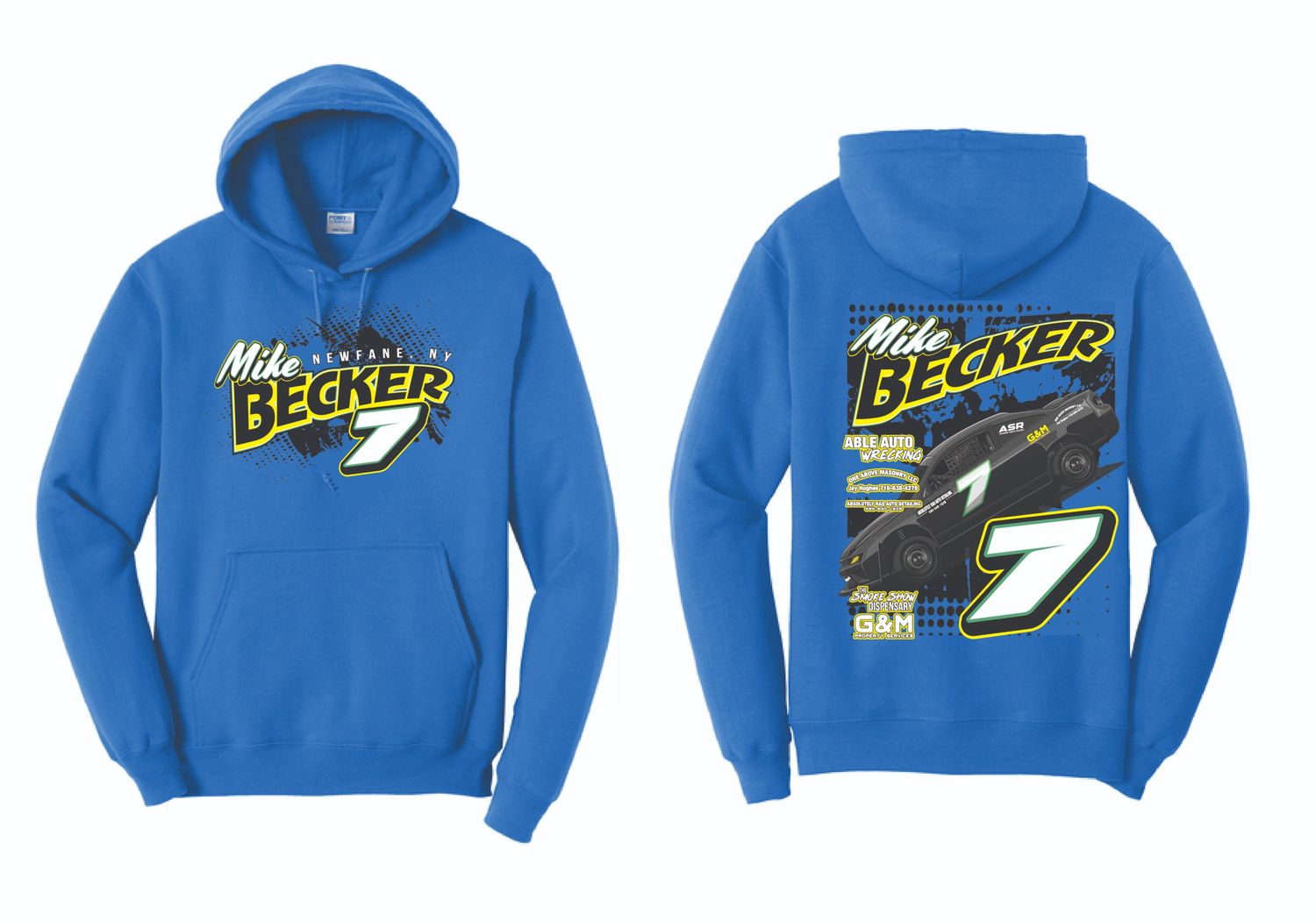 2025 Mike Becker Hoodie | PC78H Royal
