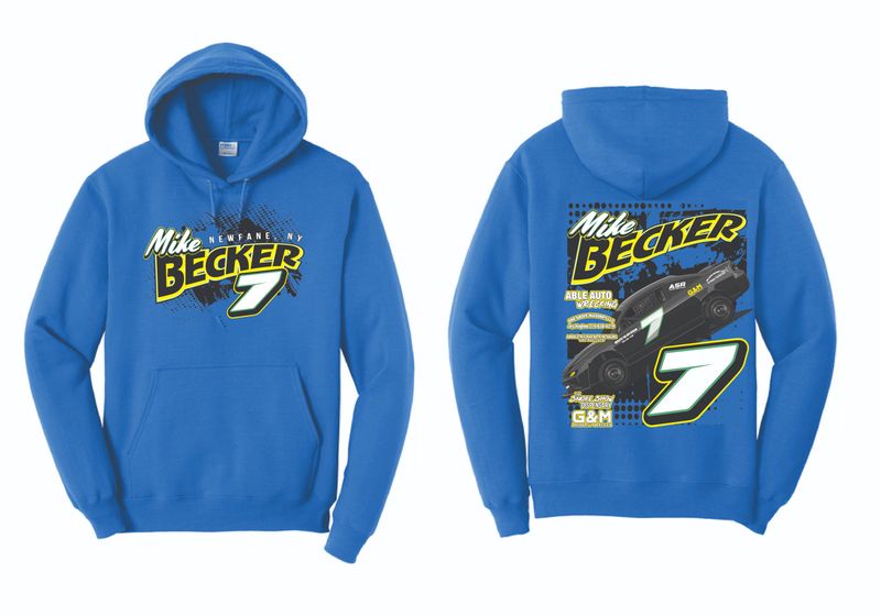 2025 Mike Becker Hoodie | PC78H Royal