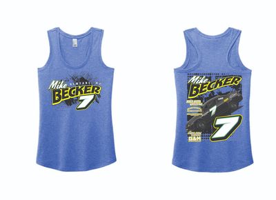 2025 Mike Becker Ladies Tank | DM138L Royal Frost