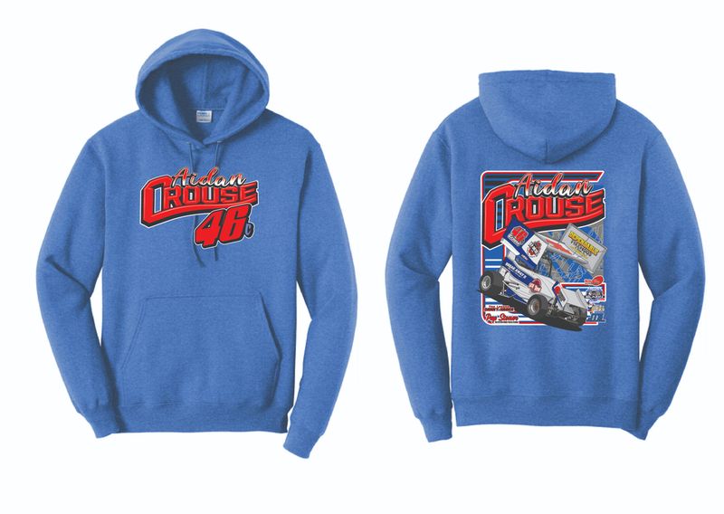 2025 Aidan Crouse Hoodie | PC78H Heather Royal