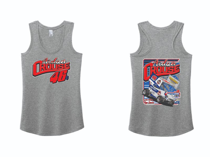 2025 Aidan Crouse Ladies Tank | DM138L Grey Frost