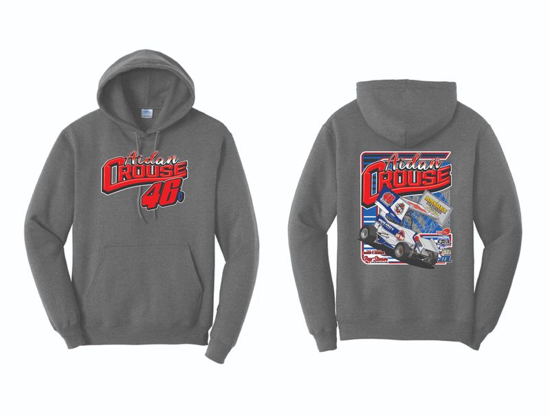 2025 Aidan Crouse Hoodie | PC78H Graphite Heather