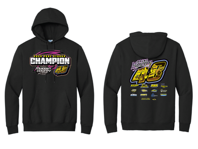 Pure Stock Champion Bruno Mowery Hoodie 2025 | PC78H Black