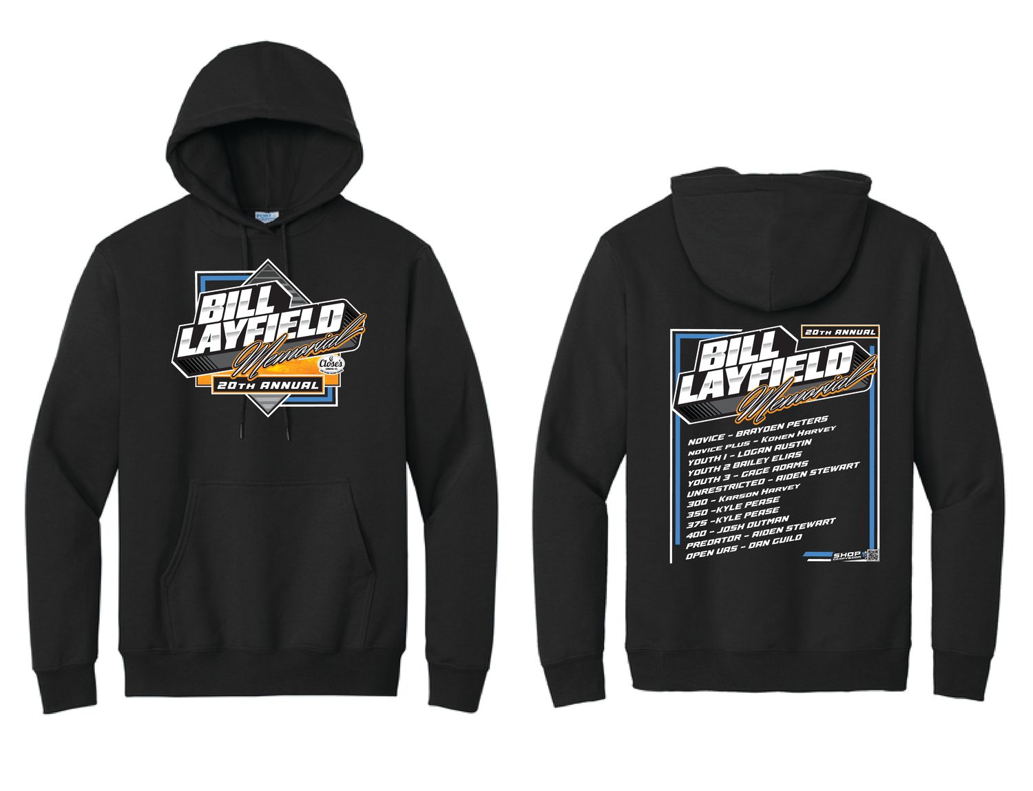 Bill Layfield Memorial 2025 Hoodie | PC78H Black
