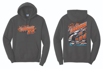 2025 Brandon Lemmerman Hoodie | PC78H Dark Heather Grey
