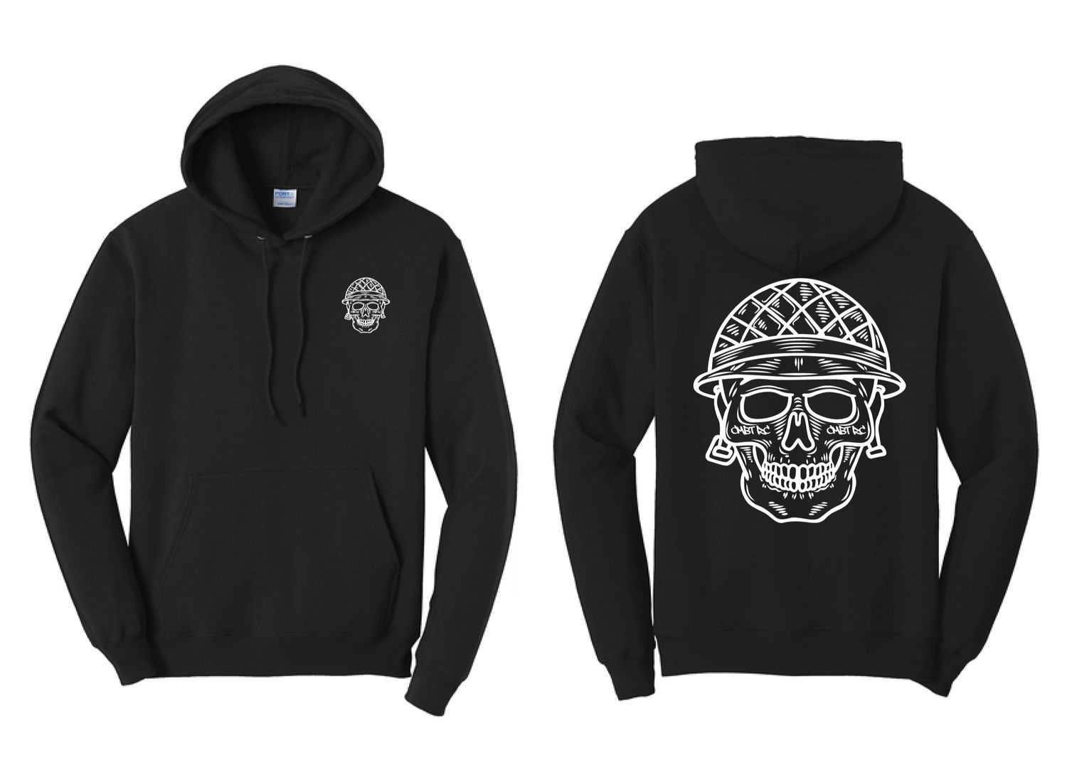 CMBT.RC SKULL Hoodie | PC78H Black