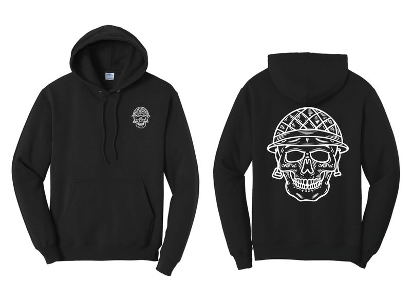 CMBT.RC SKULL Tall Hoodie | PC78HT Black