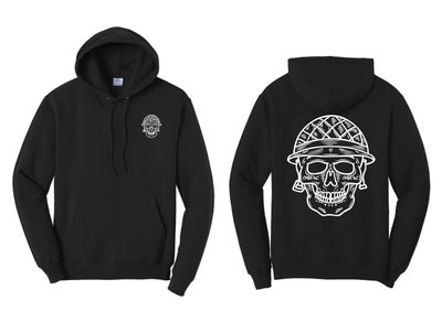 CMBT.RC SKULL Tall Hoodie | PC78HT Black