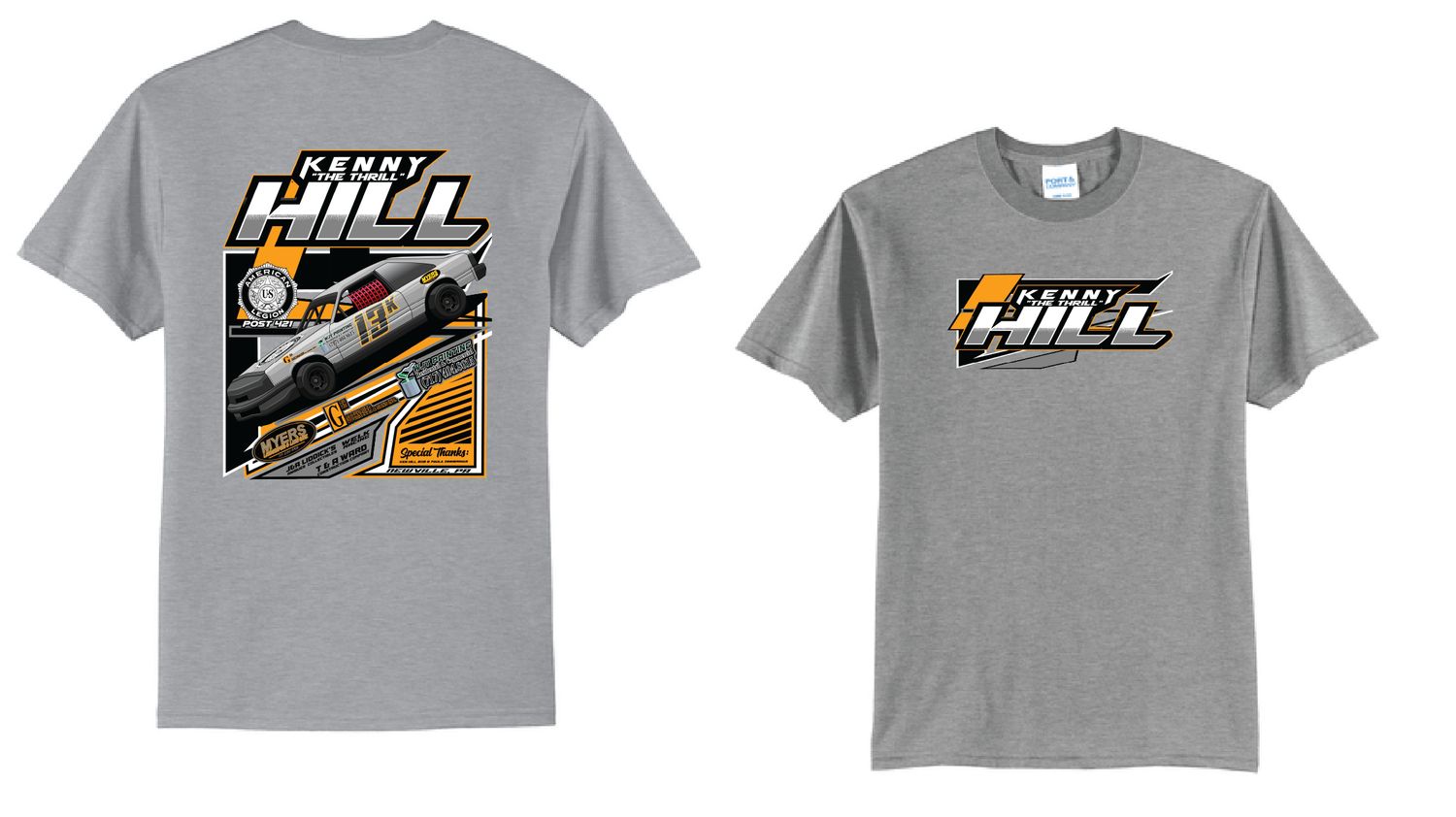 2025 Kenny Hill TShirt | PC55 Athletic Heather