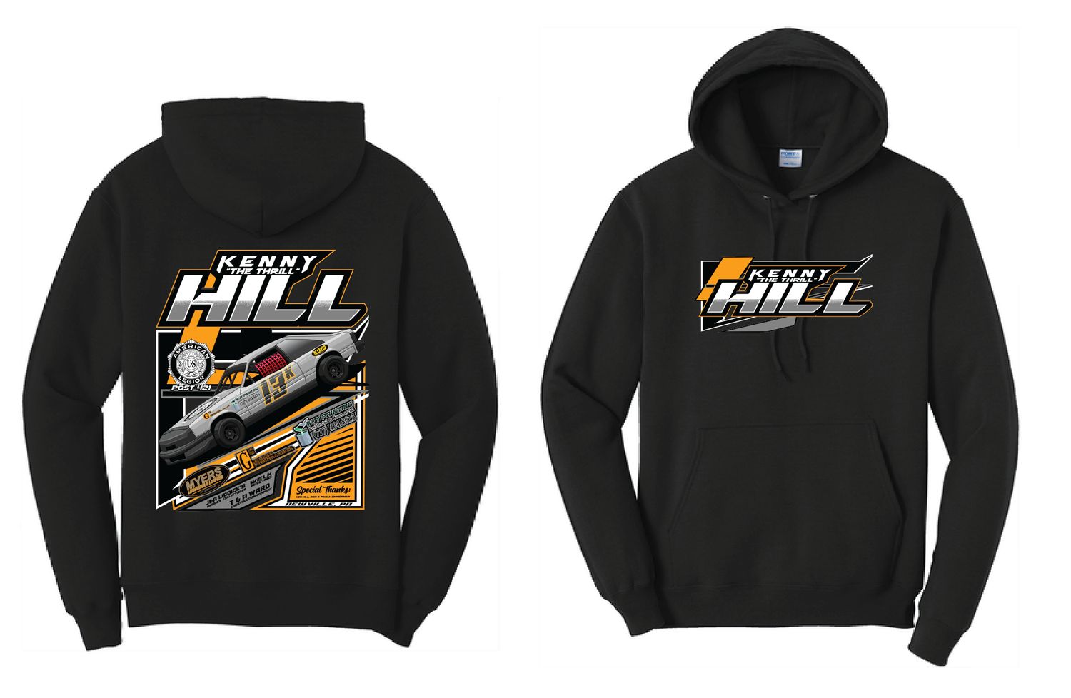 2025 Kenny Hill Hoodie | PC78H Black