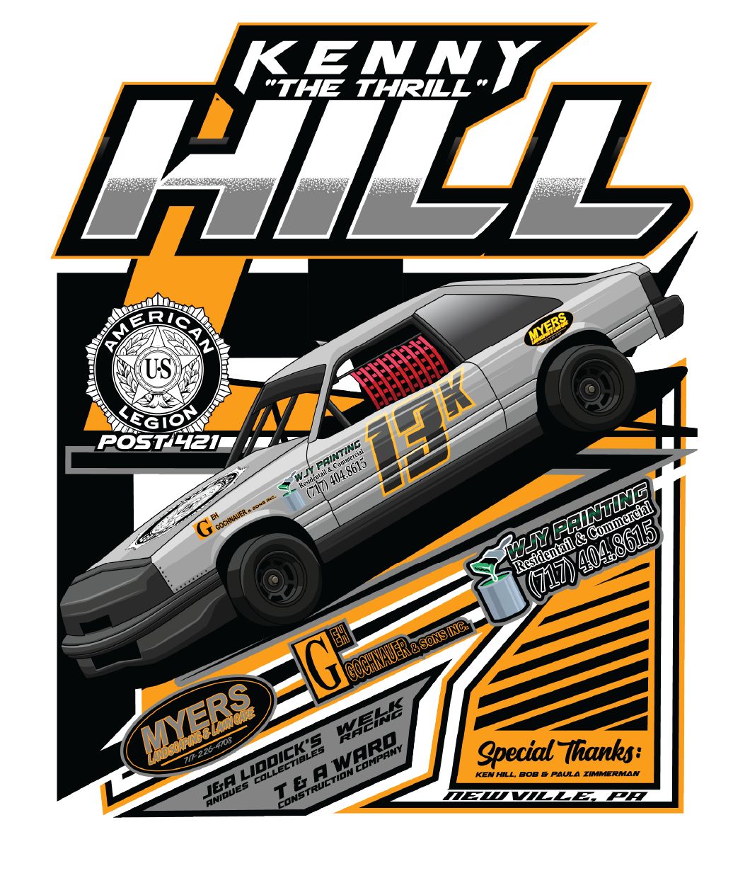 2025 Kenny Hill Sticker