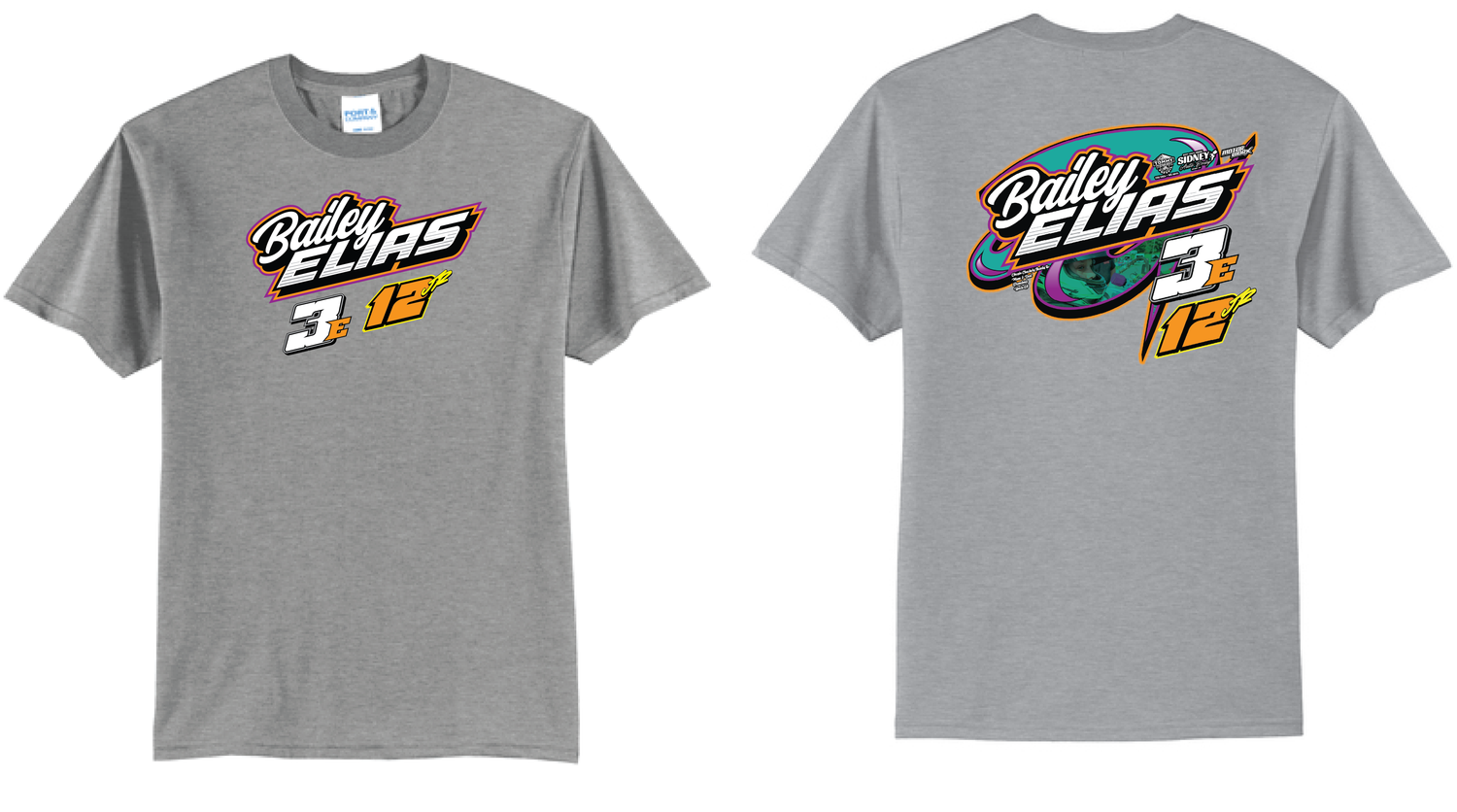 2025 Bailey Elias TShirt | PC55 Athletic Heather