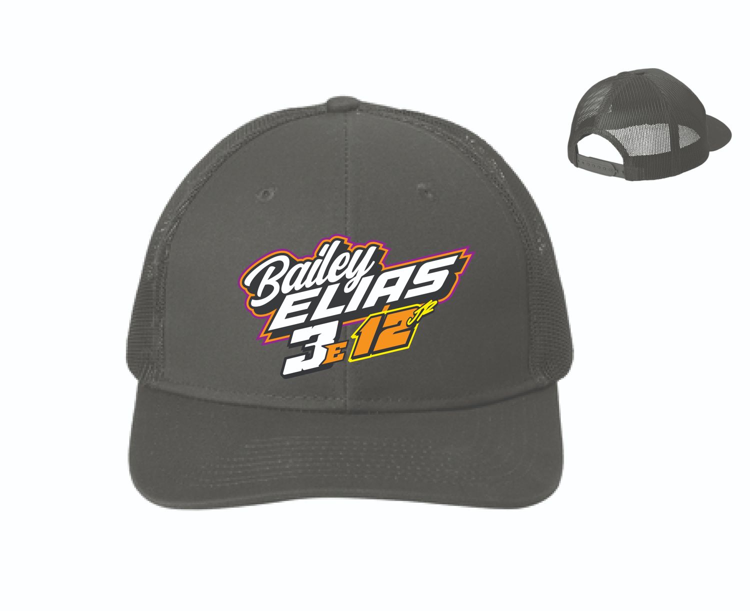 2025 Bailey Elias Trucker Hat | C112 Grey Steel