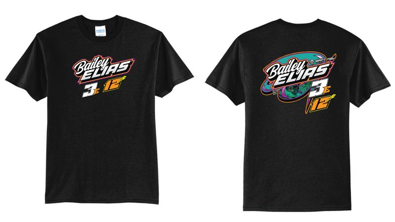 2025 Bailey Elias TShirt | PC55 Black