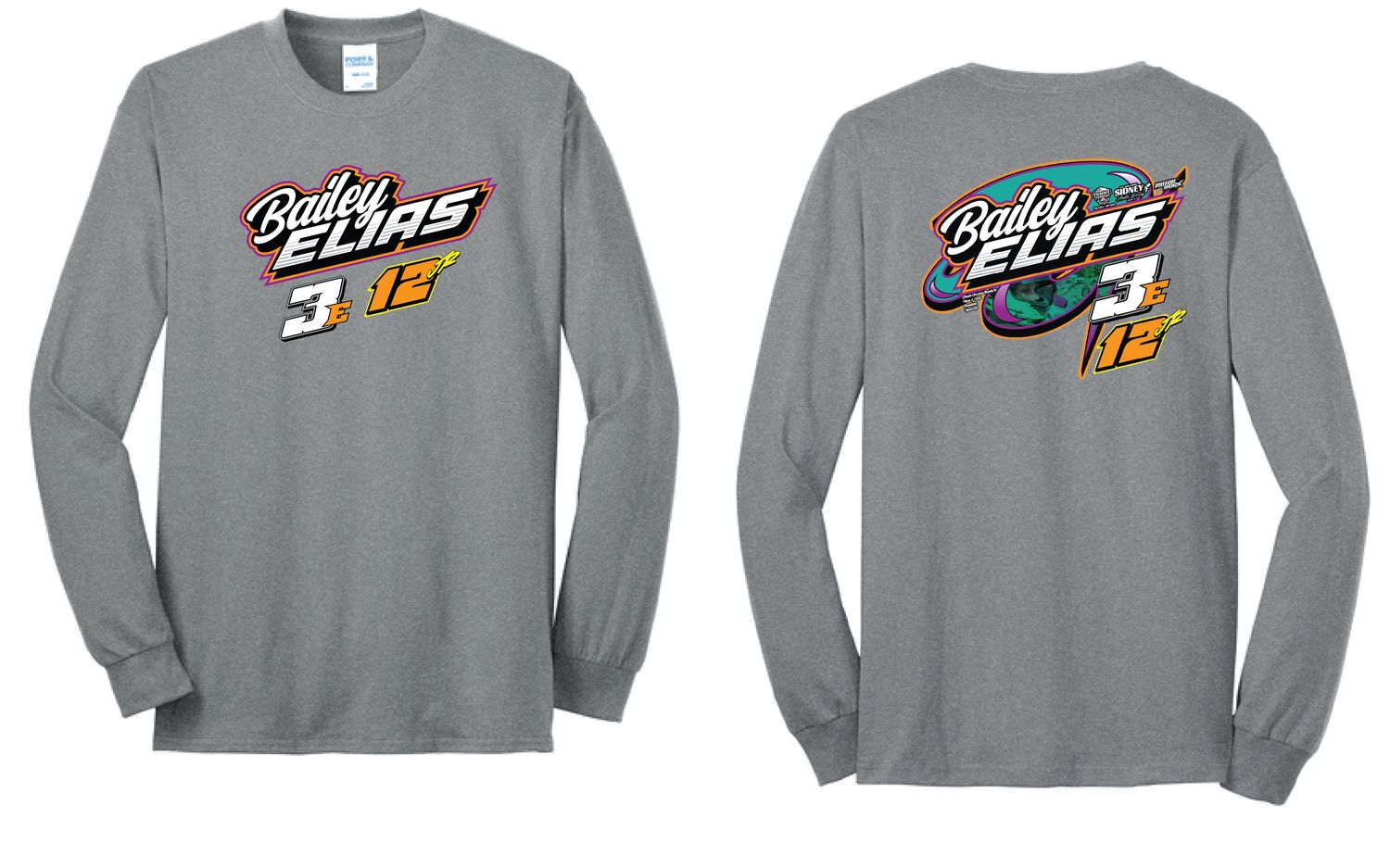 2025 Bailey Elias Long Sleeve Shirt | PC55LS Athletic Heather