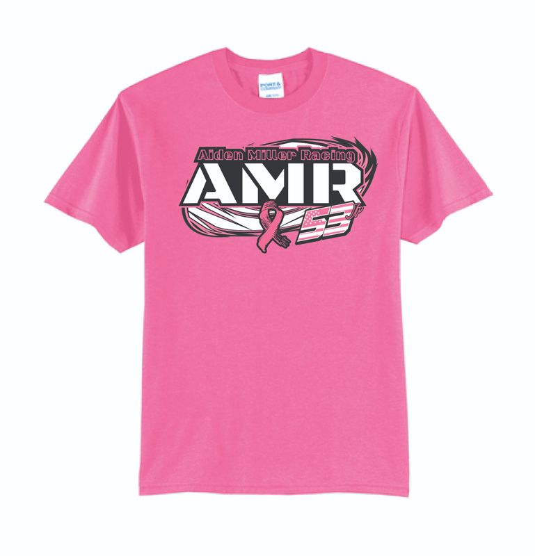 Aiden Miller Breast Cancer Awareness TShirt | PC55 Neon Pink