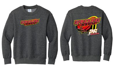 2025 Logan Ganoung Crewneck | PC78 Dark Heather Grey