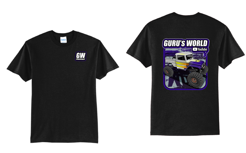 Gurus World Crawler TShirt | PC55 Black