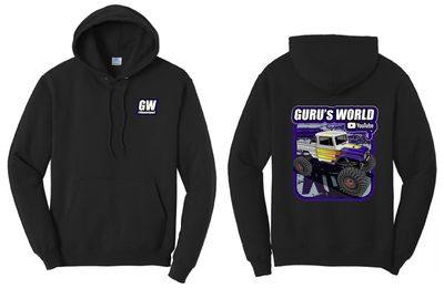 Gurus World Crawler Hoodie | PC78H Black