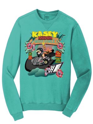 2025 Kasey Markham Crewneck | PC098 Peacock