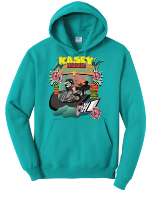 2025 Kasey Markham Hoodie | PC78H Bright Aqua