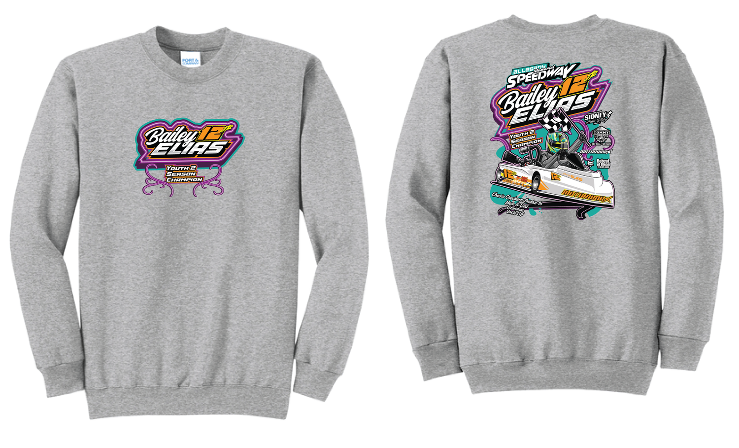 2025 Championship Bailey Elias Crewneck | PC78 Athletic Heather