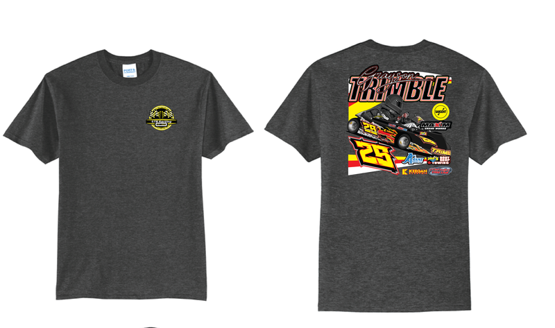 2025 GTR Karting TShirt | PC55 Dark Heather Grey