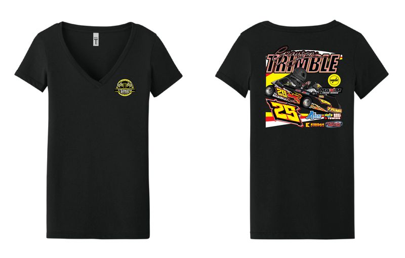 2025 GTR Karting Ladies VNeck | NL1540 Black