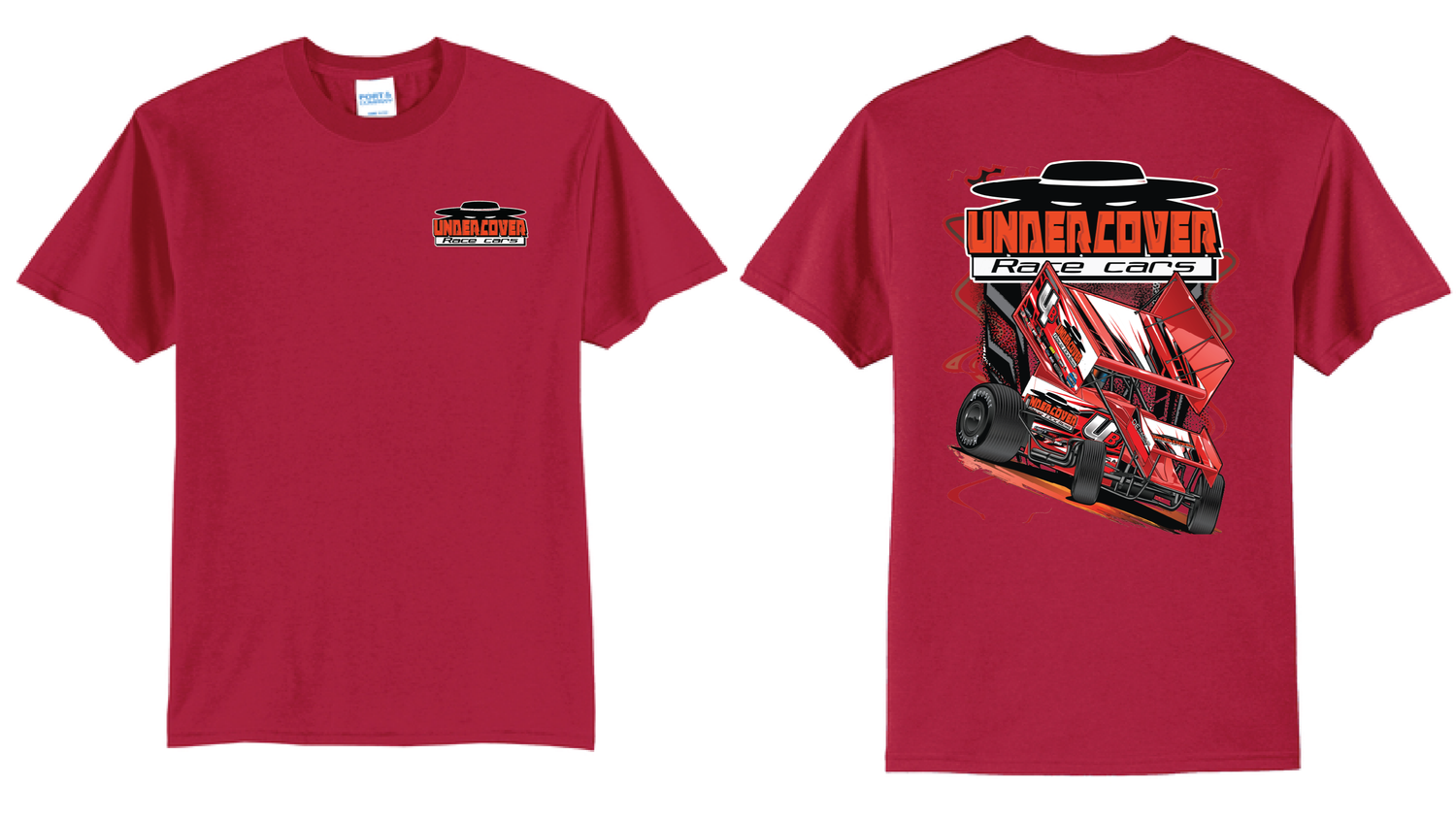Undercover Race Cars TShirt | PC55 Red