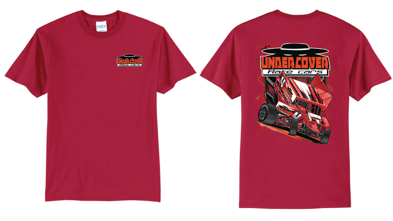 Undercover Race Cars TShirt | PC55 Red