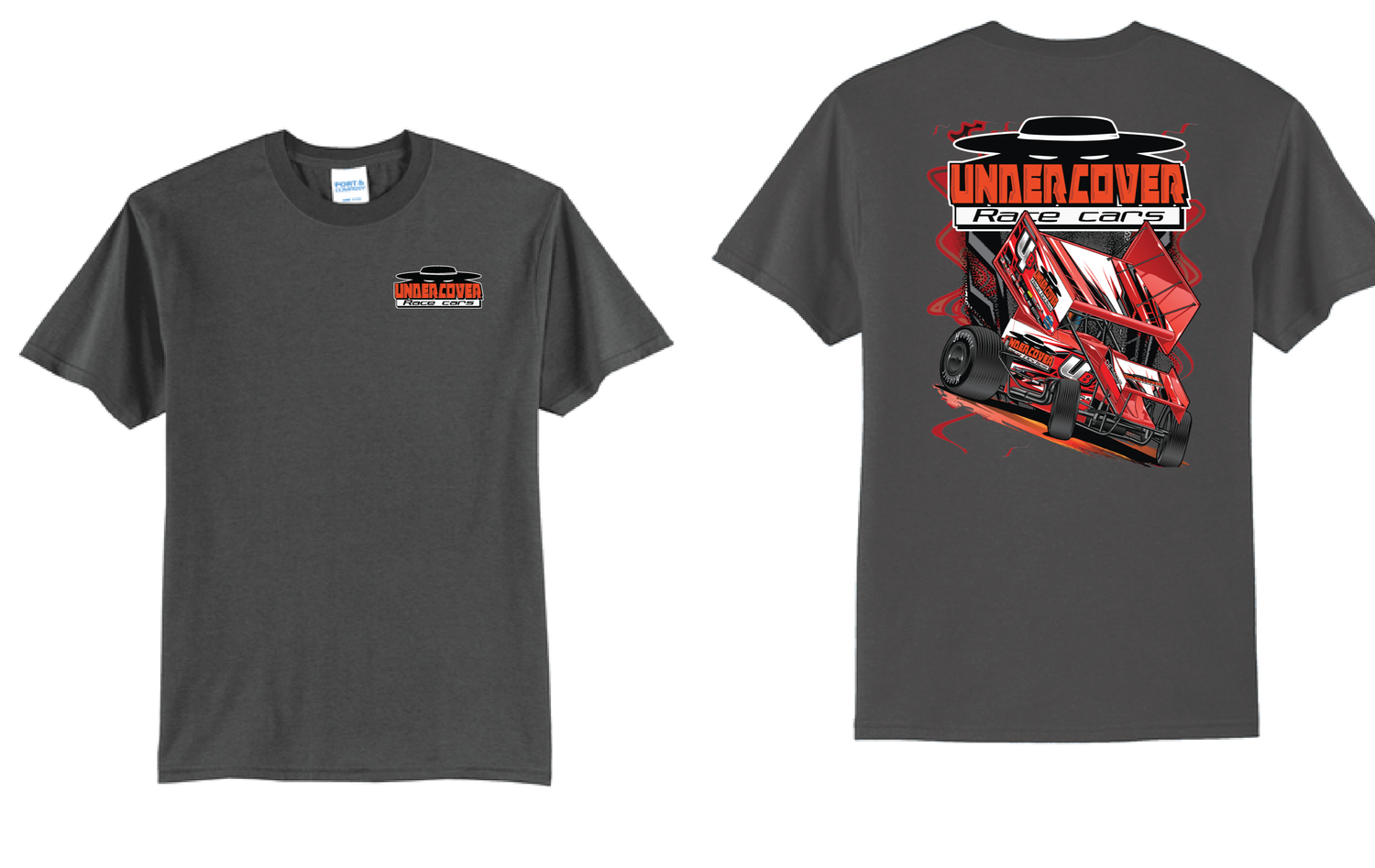 Undercover Race Cars TShirt | PC55 Charcoal