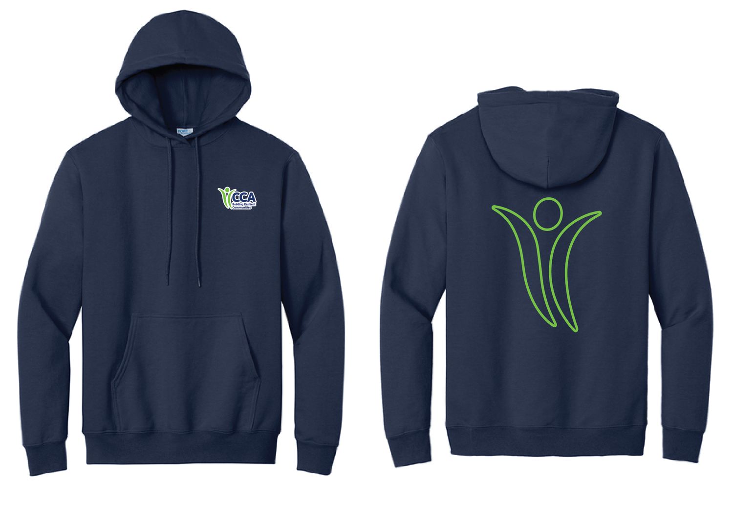 CCA - Port &amp; Co Essential Fleece Pullover Hooded Sweatshirt | PC90H