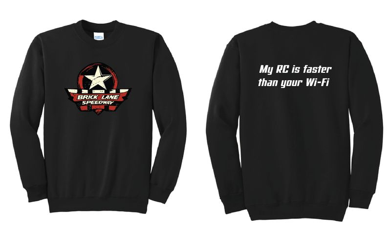 Brick-Lane - Wifi Crewneck | PC78 Black