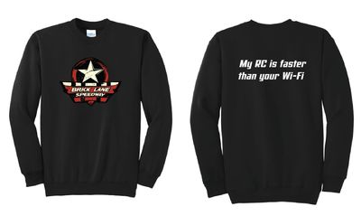 Brick-Lane - Wifi Crewneck | PC78 Black