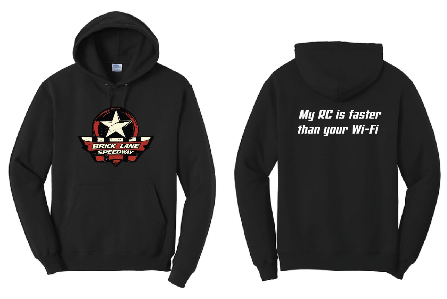 Brick-Lane - Wifi Hoodie | PC78H Black