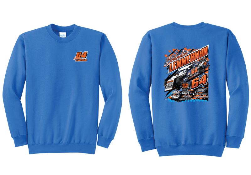 2025 Brandon Lemmerman Crewneck | PC78 Royal