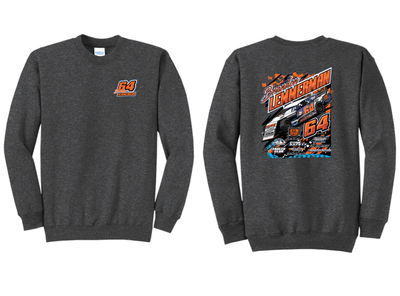 2025 Brandon Lemmerman Crewneck | PC78 Dark Heather Grey