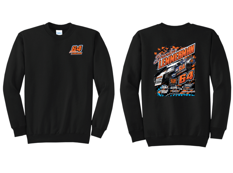 2025 Brandon Lemmerman Crewneck | PC78 Black