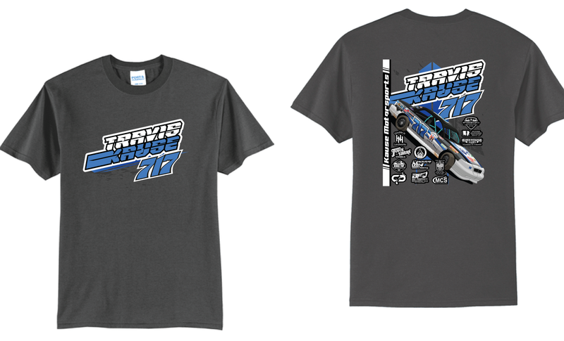 2025 Kause Motorsports TShirt | PC55 Charcoal