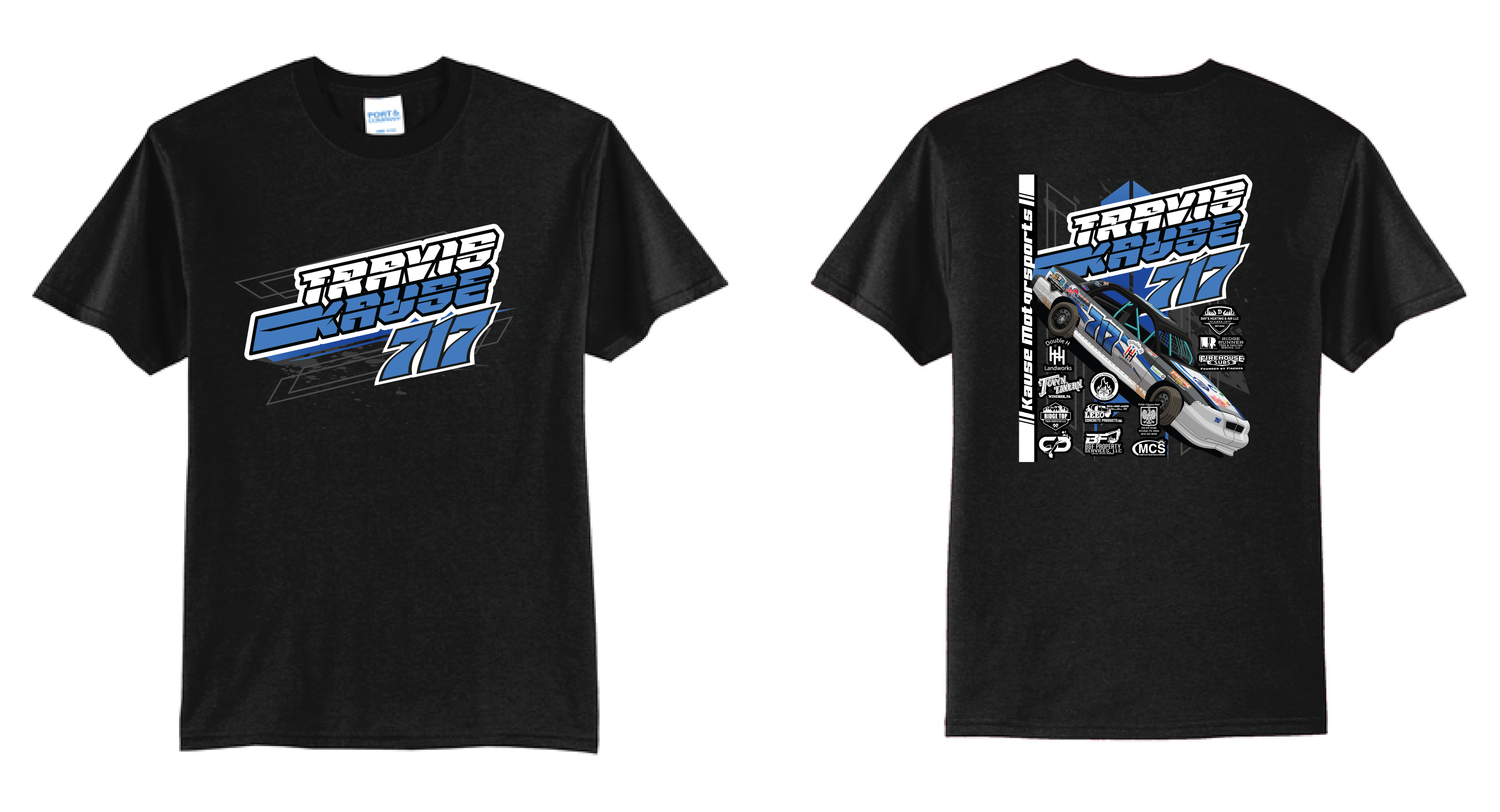 2025 Kause Motorsports TShirt | PC55 Black